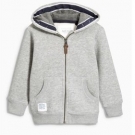 Basic-Hoodie mit Reißverschluss